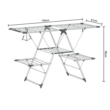 Uscător de rufe 5five Sinai cu două niveluri, Metal, 24 m