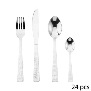 Комплект прибори Secret de Gourmet D'oro, Инокс, 24 части