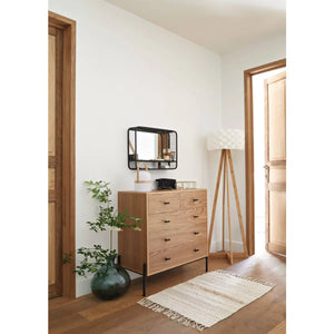 Lampă Atmosphere Moki, Bambus, Alb, 150 cm