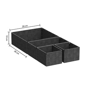 Set coșuri depozitare 5five Lise, 4 buc.