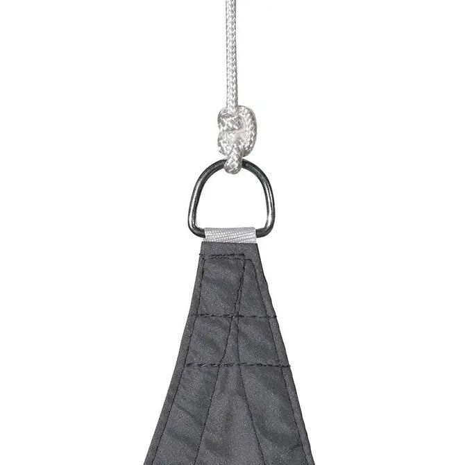 Слънцезащитно платно Hesperide Curacao, Триъгълно, Цвят Шисти, 4x4x4 m