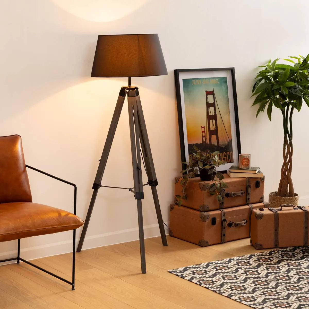 Lampion atmosphere Runo, Bambus, 145 cm