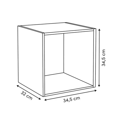 Рафт 5five Mix'n Modul, 1 отделение, MDF, 35x32x35 cm