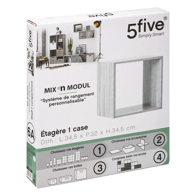 Рафт 5five Mix'n Modul, 1 отделение, MDF, 35x32x35 cm