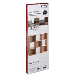 Рафт 5five Mix'n Modul, 9 отделения, MDF, 101x32x101 cm