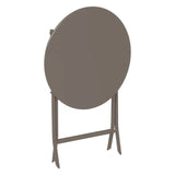 Masă pliabilă de balcon Hesperide Azua, sticlă, 2 locuri