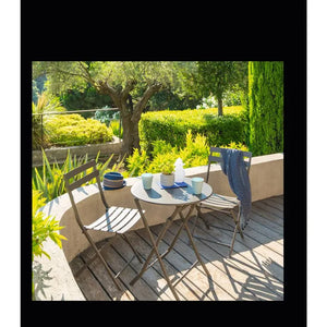 Masă rotundă de grădină Hesperide Greensboro, Tonka