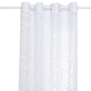 Sheer Lazi 140 x 240 cm leaf white pattern