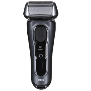 Aparat de ras Braun Series 8 8413s Wet&amp;Dry, AutoSense, 4 elemente de ras, SensoFlex, Kit de călătorie, Negru