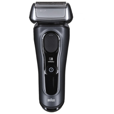 Aparat de ras Braun Series 8 8413s Wet&amp;Dry, AutoSense, 4 elemente de ras, SensoFlex, Kit de călătorie, Negru