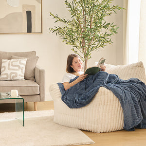 Pătură Atmosphere Arum, Albastră, 240x220 cm