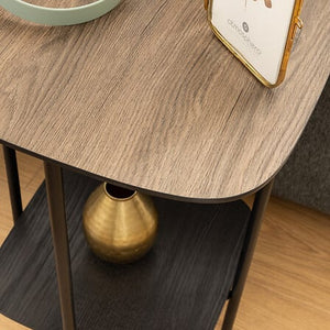 Masă de cafea Atmosphera Hodia, MDF, Metal, 40x40x60 cm