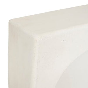 Raft de perete organic Atmosphera Chesni, MDF, Alb, 79.5x18x122 cm