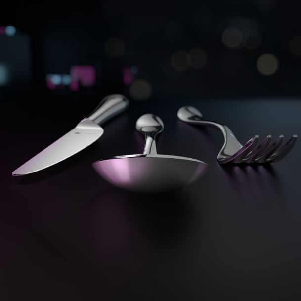 Set de tacâmuri WMF Merit Protect, inox, 30 piese, argintiu