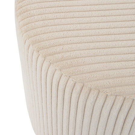 Puf Atmosphera Sylia, catifea de rapiță, Ø38 cm