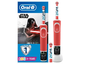 Periuță de dinți electrică Oral-B Vitality Star Wars, pentru copii, roșie