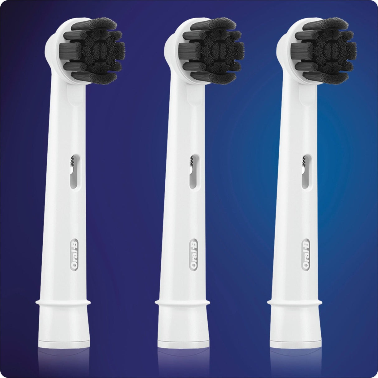 Cap de periuță de dinți electrică, Oral-B Pure Clean Charcoal, pentru albirea dinților, 3 buc.