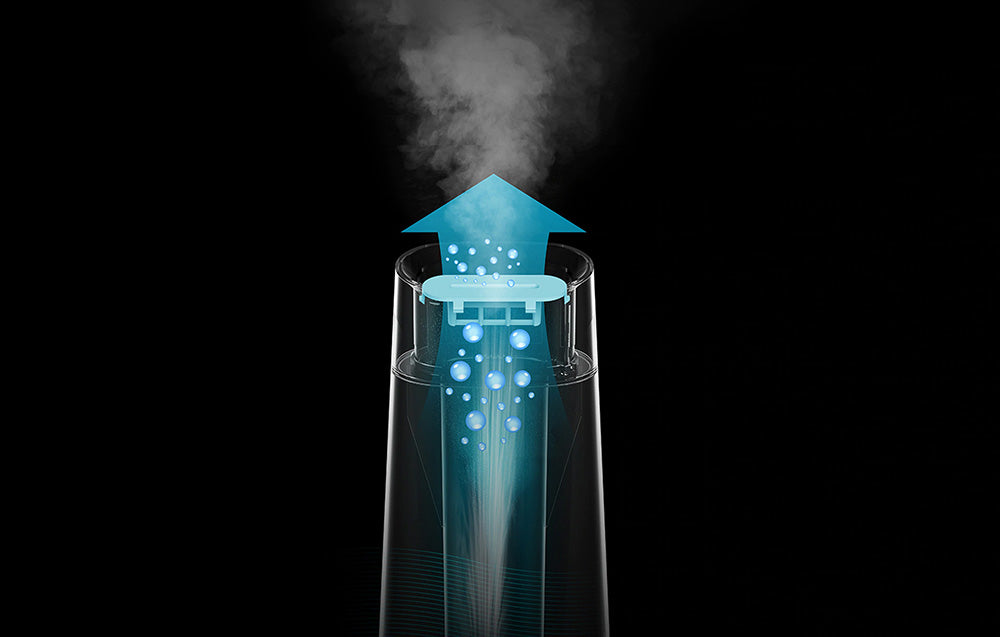 Umidificator de aer cu ultrasunete Deerma LD220, 25W, 4L, Telecomandă, Funcționare silențioasă, Alb