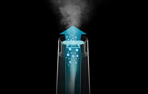 Umidificator de aer cu ultrasunete Deerma LD220, 25W, 4L, Telecomandă, Funcționare silențioasă, Alb