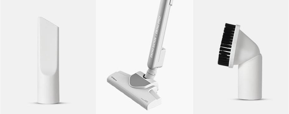 Aspirator vertical Deerma DX700 2 în 1, 75dB, Capacitate 0,8 l, Putere 600W, Alb