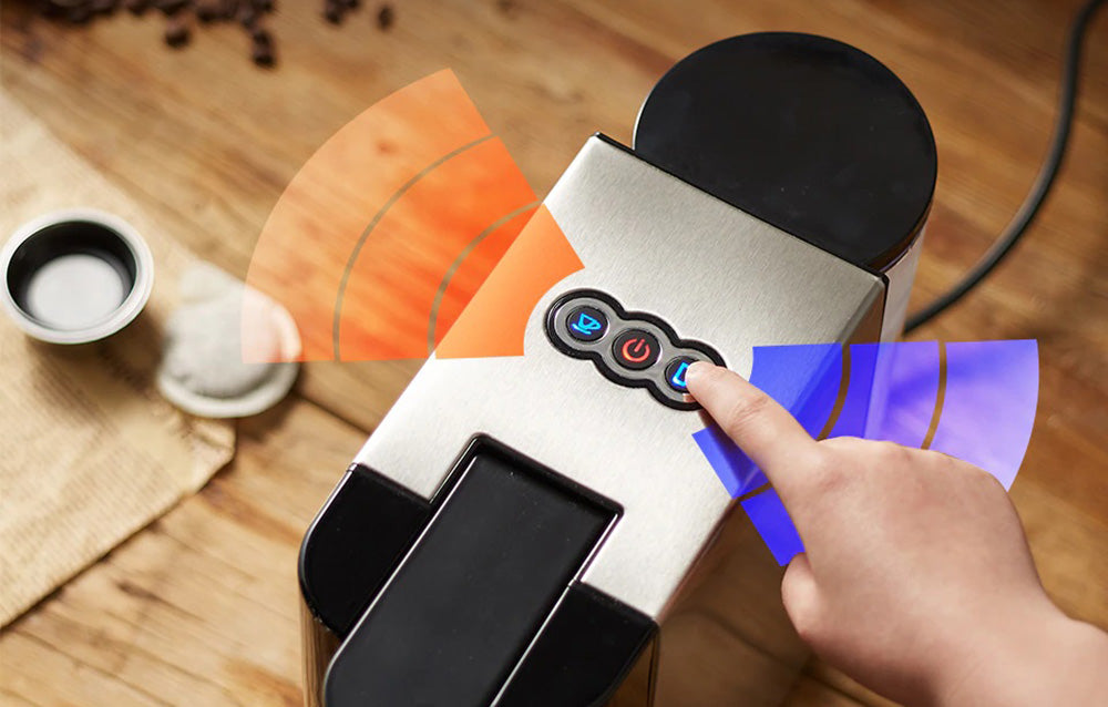 Espressor Hibrew H3A 4 în 1 pentru capsule și cafea măcinată, 19 bar, 1450 W, Negru