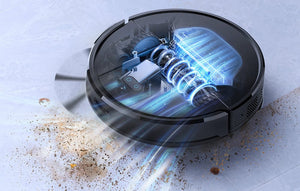 Aspirator robot Lubluelu SL68, 45W, Mop, Navigație LiDAR, 2600 mAh, Negru