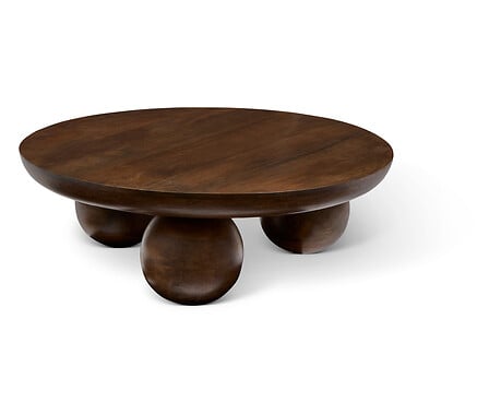 Masă de cafea Atmosphera Abekas, lemn de mango, 90 cm