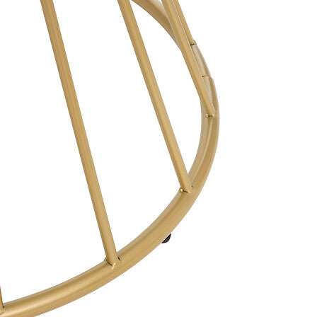 Masă de cafea Atmosphera Rayo, 70x40 cm, efect de marmură