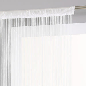 String curtain 90 x 200 cm white