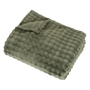Flannel throw Zephy 180 x 230 cm khaki