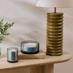 Lumânare parfumată Atmosphera Albie, 635 g, Borcan de sticlă