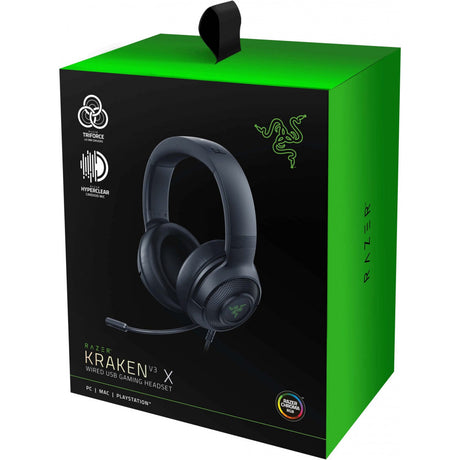 Căști de gaming Razer Kraken V3 X (USB), negre