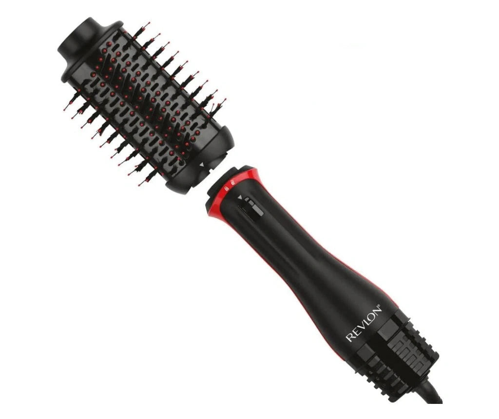 Perie electrică REVLON One-Step Volumiser PLUS RVDR5298E, cap detașabil, 4 niveluri, tehnologie ceramică cu turmalină