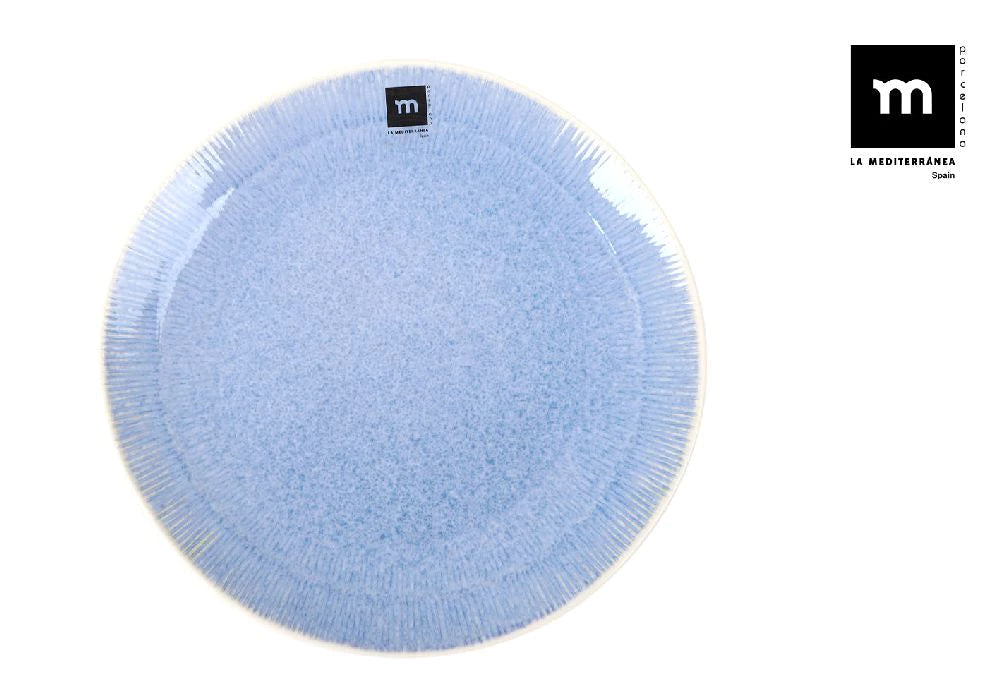 Farfurie principală LA MEDITERRANEA Calobra Blue, 26 cm, porțelan