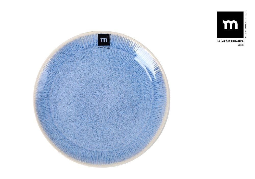 Farfurie pentru desert LA MEDITERRANEA Calobra Blue, 21 cm, portelan