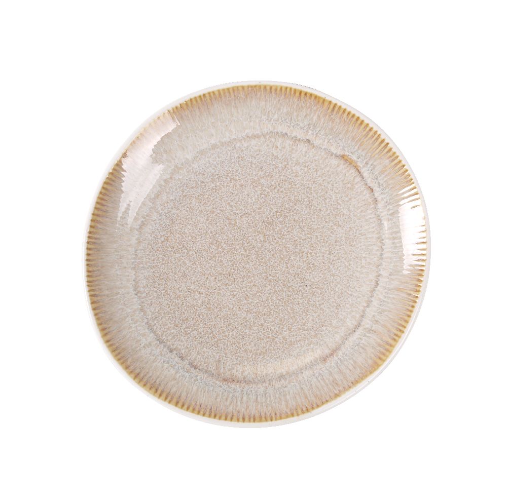 Farfurie desert LA MEDITERRANEA Calobra Cream, 17cm, porțelan