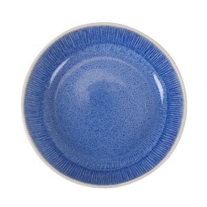 Bol adânc LA MEDITERRANEA Calobra Blue, 22x47 cm, porțelan