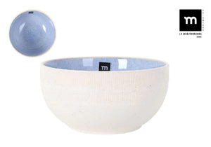 Bol adânc LA MEDITERRANEA Calobra Albastru, 18x9 cm, porțelan