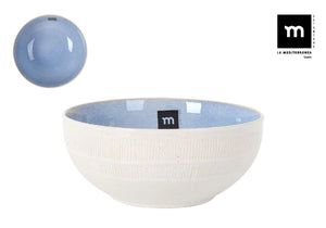 Bol LA MEDITERRANEA Calobra Blue, 16x6 cm, portelan