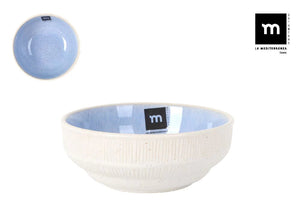 Bol LA MEDITERRANEA Calobra Albastru, 13x5 cm, porțelan