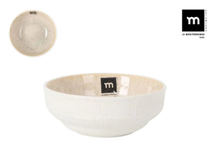 Bol LA MEDITERRANEA Calobra Cream, 13x5 cm, porțelan