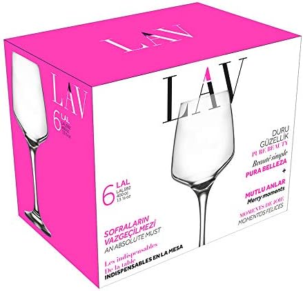 Set pahare vin roșu LAV Lal, 400 ml, 6 buc.