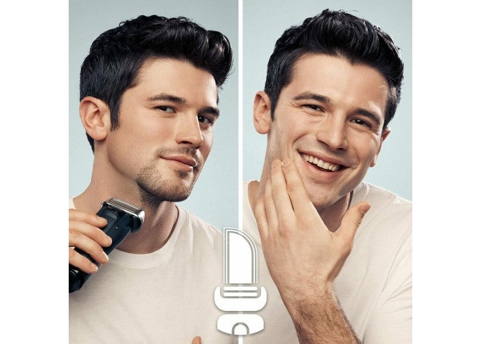 Aparat de ras Braun Series 8 8413s Wet&amp;Dry, AutoSense, 4 elemente de ras, SensoFlex, Kit de călătorie, Negru