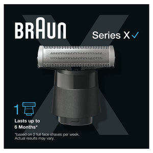 Cap de schimb pentru aparatul de ras și tuns barba hibrid Braun Series X XT10, negru