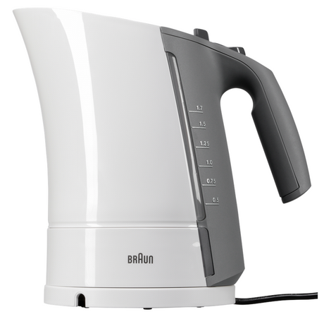 Fierbător electric Braun WK300, 1,6 L, 2200 W, Alb