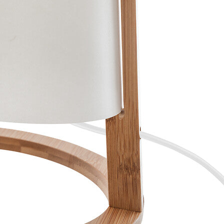 Lampă de noapte Atmosphere Pita, 27 cm, bambus