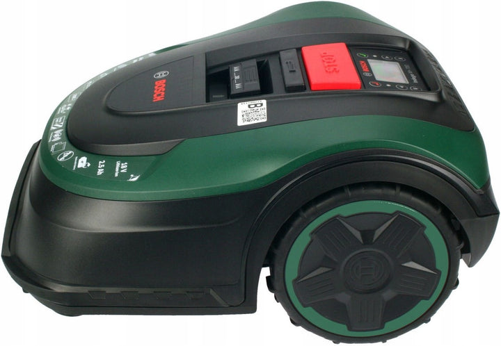 Mașină de tuns iarba robotizată Bosch, Indego S+ 500, 18 V, 500 m2, Verde/Negru