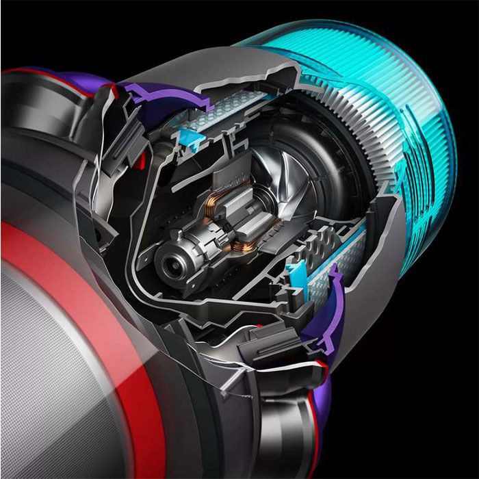 Aspirator vertical Dyson - GEN5 DT Abs SV23, 446989-01, HEPA, Albastru