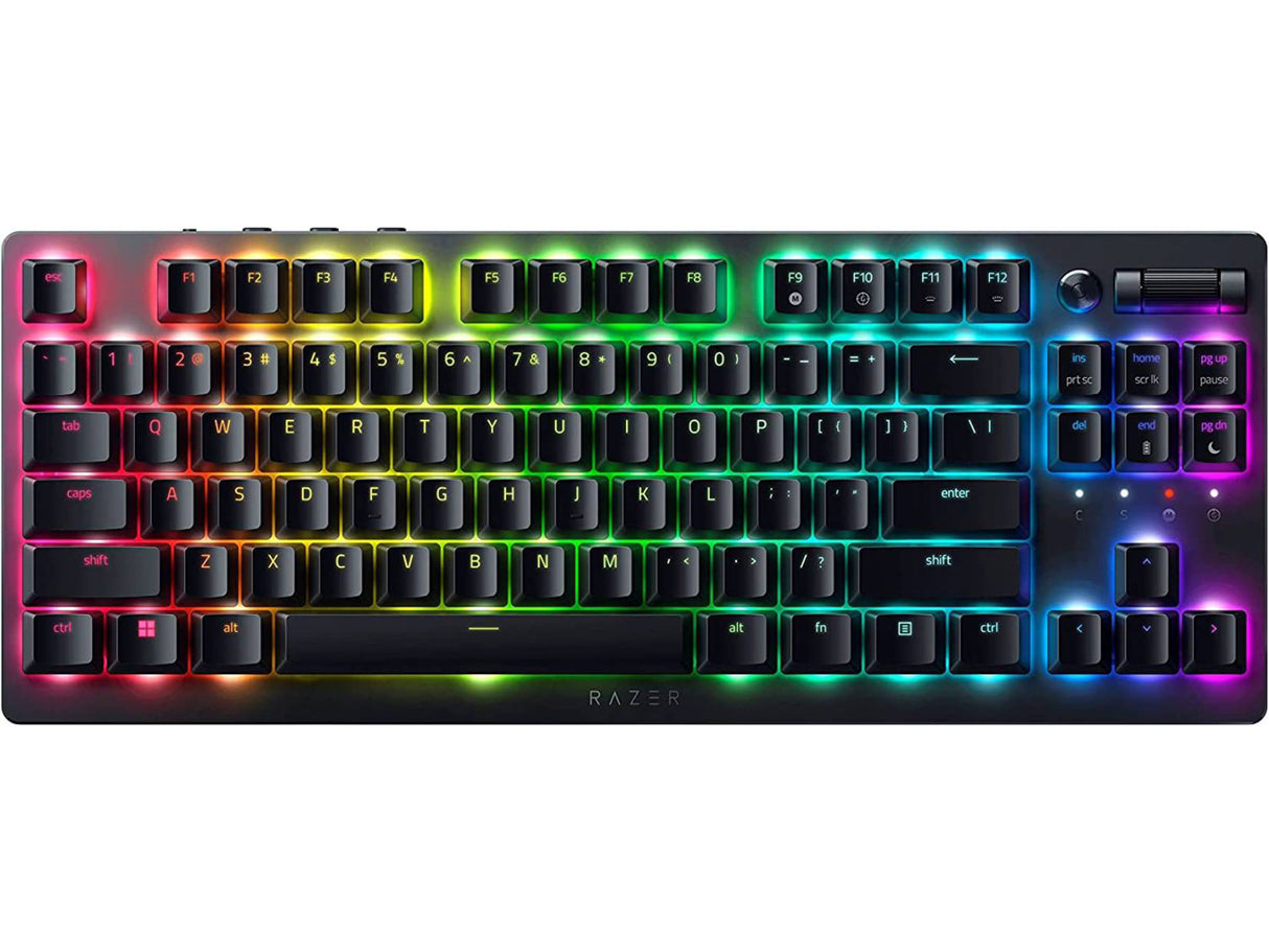 Tastatură de gaming Razer DeathStalker V2, switch-uri optice roșii, neagră