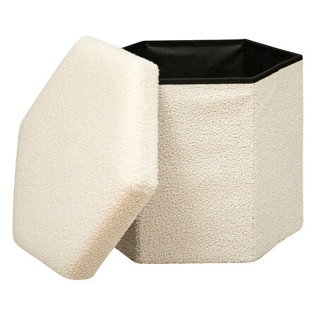 Pouf cu atmosfera de depozitare Jako, Boucle, Pliabil